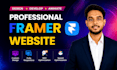 build a professional framer website, figma to framer, framer landing page
