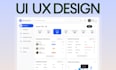 do saas, web app, dashboard, admin panel UI UX design in figma