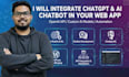 integrate chatgpt, openai API, and ai chatbots into your web app
