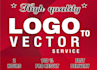 vectorize , high resolution your logo and image in 2 hours