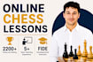 provide tailored chess coaching lessons to you or your child