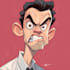 draw artistic cartoon caricatures