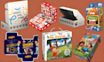 create printable card game box 3d mockup, packaging layout design board game box
