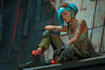 design stunning sci fi, cyberpunk, fantasy character