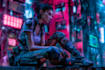 do fantasy and cyberpunk character