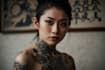 design a japanese style tattoo art