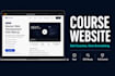 build a course or membership website with easy content management