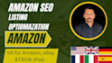 do amazon listing optimization SEO title html description