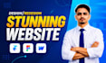 design a premium framer website, webflow website, or landing page
