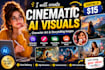 cinematic ai images, character art, and storytelling visuals