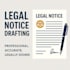 do legal notice drafting