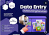 do data entry, typing work, and retyping professionally