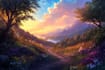 create fantasy landscape illustrations