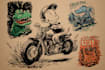 draw retro vintage cartoon illustration