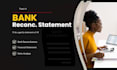 do bank statement reconciliations and PDF to CSV