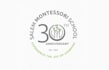 design montessori school anniversary logo