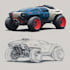 draw car concept as you ideas