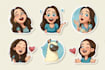 create telegram, whatsapp stickers, emojis gifs