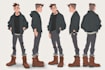 draw character design sheet, reference sheet, turnaround