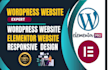 build wordpress website design elementor responsive wordpress website redesign