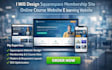 design squarespace membership site online course website e learning website