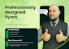 create professional and customized flyers, business cards and media kits
