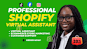 shopify virtual assistant ecommerce, shopify sales expert, manage shopify store