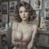 create glam seduction retro style