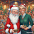 custom christmas cartoon caricature