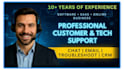 technical support agent for saas, CRM, and online business support