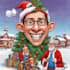 custom christmas cartoon caricature