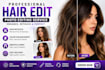 add remove edit your dream hairstyle, recreated flawlessly
