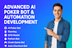 build advanced ai poker bot, igaming system, gto model, piosolver and ml tools