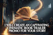 create captivating cinematic book trailer promo