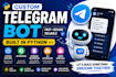 build a custom advanced telegram bot for cheap