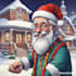 draw unique christmas cartoon caricature