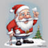draw a christmas cartoon caricature