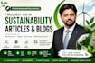 help you in sustainability articles and blogs