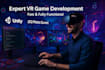 do vr game development, unity vr games, meta quest and 3d vr experiences