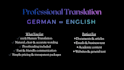 professional translation between german and english