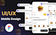 design clean modern UI UX for app website and dashboard in figma