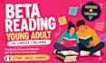 beta read your ya novel and provide structured feedback