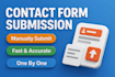 help you with contact us forms submissions manually