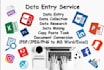 do copy paste, data entry and file conversion