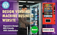 create a modern and responsive vending machine website