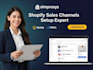 setup shopify store sales channels tiktok facebook google simprosys website