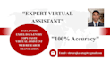 do perfect excel data entry ,copy paste and web research
