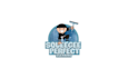 design premium cleaning windows mascot logo
