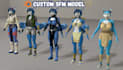 create custom sfm model, fnaf, tf2, mmd model, gmod playermodel, vrchat charcter