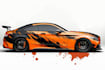 do racing itasha wrap, racing car wrap, car livery,